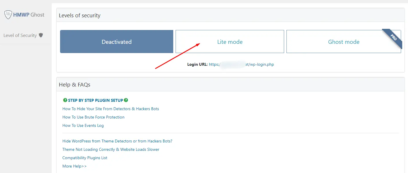 Cara Setting Plugin Security Hide My WP Ghost