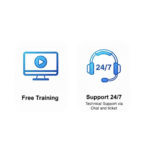 Free Training & Support 24/7